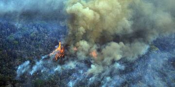 El humo de los incendios en la Amazonia llegó hasta el Litoral.