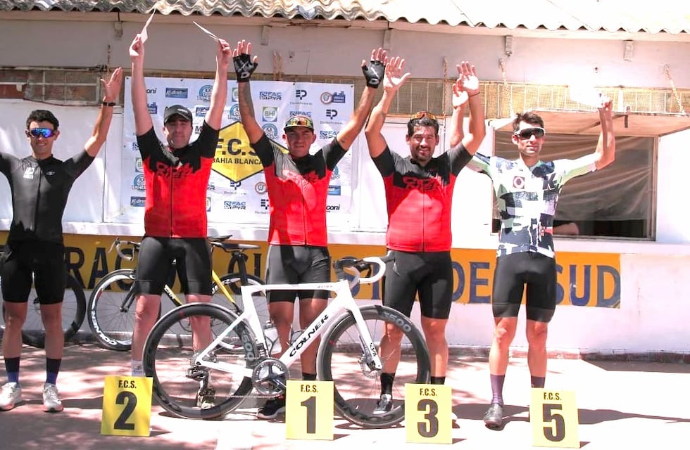 Ciclismo: el puntaltense Matías Pollio volvió a ganar en Bahía Blanca