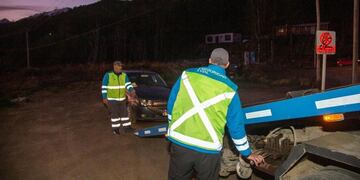 Operativos de tránsito en Ushuaia