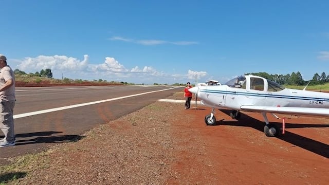 El Soberbio ya tiene su aeródromo y apunta a convertirse en un polo turístico del Litoral.