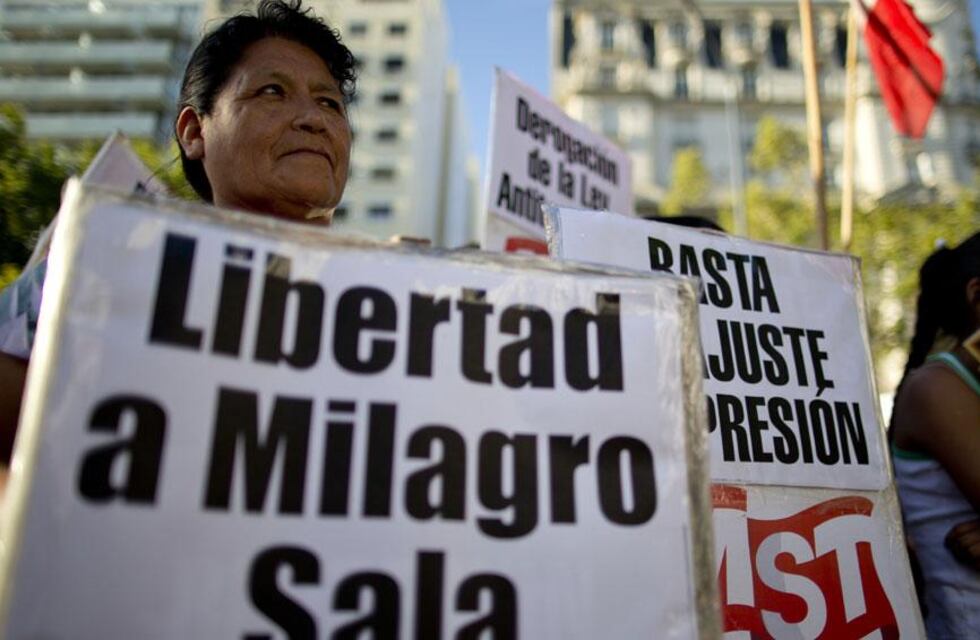 Militantes feministas puntanas se sumaron al pedido de liberación de Milagros Sala