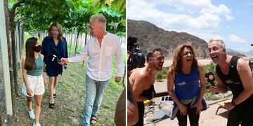 Marley y Lizy visitaron Mendoza.