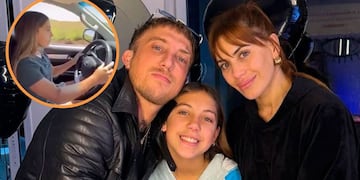 Polémica por el video de la hija de El Polaco manejando un auto