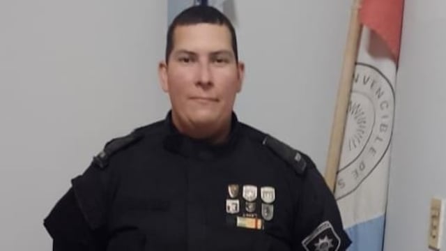 El Suboficial de Policía Alexis Zárate