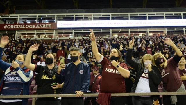 El regreso del público en la cancha del Granate.