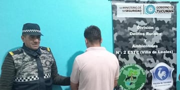 El pirómano fue detenido y se secuestró el elemento combustible.
