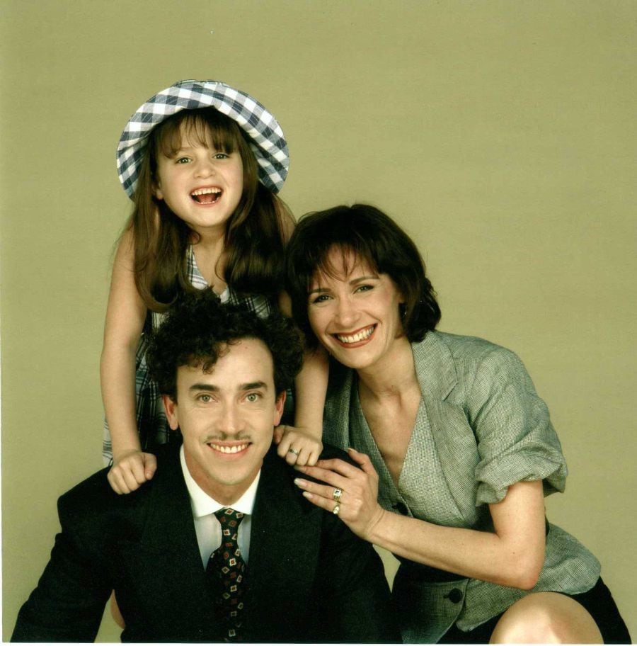 Aníbal Pachano y la familia que formó con Ana Sanz.