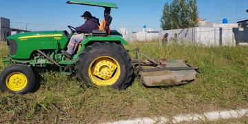 Desmalezados en Rafaela