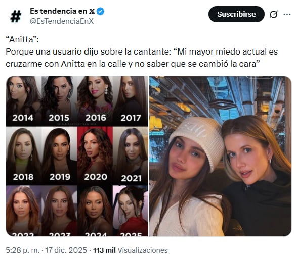 El cambio físico se hizo viral en las redes.