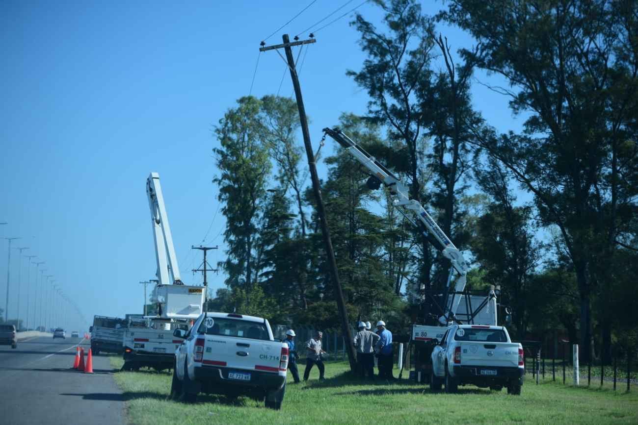 La combinación de agua, vienta y piedra es lo que generó tantas complicaciones durante la tormenta del 1º de enero. (José Gabriel Hernández / La Voz)