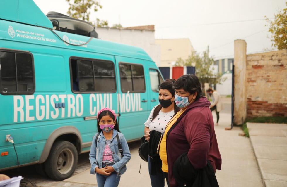 Hasta este viernes permanecerá el Registro Civil móvil en San Rafael