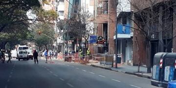 La fuga obligó al corte de calles en zona de la Terminal de Ómnibus de Córdoba.