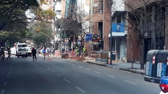 La fuga obligó al corte de calles en zona de la Terminal de Ómnibus de Córdoba.