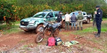 Detienen a presuntos cazadores furtivos en Salto Encantado.