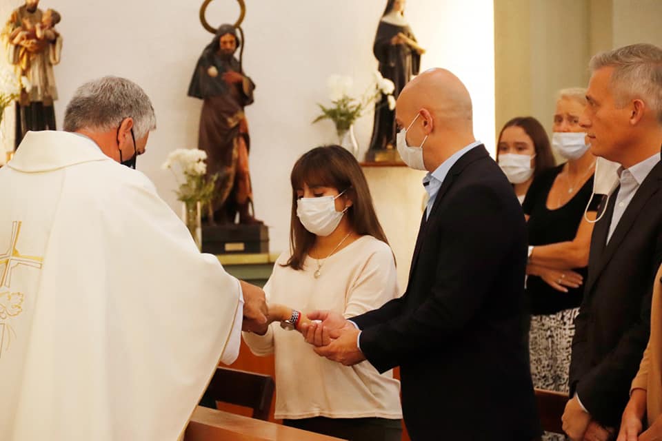 Misa de Pascuas en la Parroquia Del Carmen.