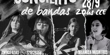 Alumnas de Musikeros Tres Arroyos se presentan en el Centro Cultural La Estación