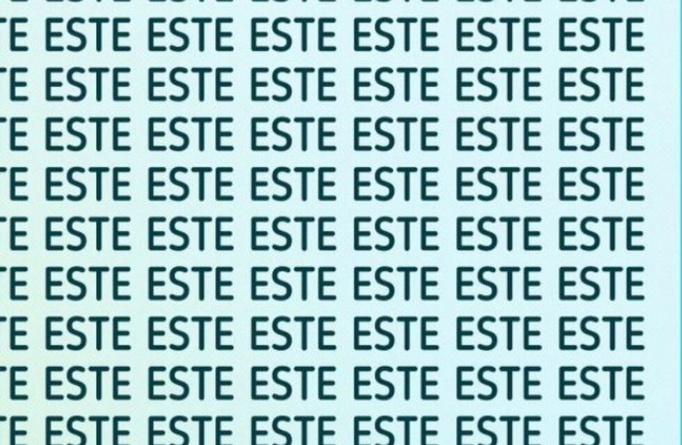 Solo para expertos: el acertijo visual de la palabra “esta” que muy pocos encuentran en la imagen en menos de 5 segundos