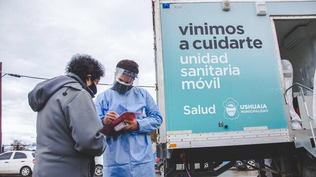 Hisopados masivos lleva adelante la Municipalidad de Ushuaia por los distintos Barrios de la ciudad.