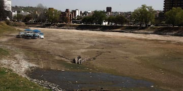 Carlos Paz. Así está el cauce del río San Antonio (La Voz).