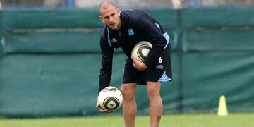 El Pela Lucas Aveldaño, muy identificado con el Celeste (La Voz).