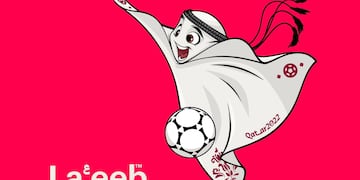 La'eeb, la mascota del Mundial