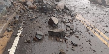 Corte total por desmoronamiento en Córdoba (Policía Caminera).