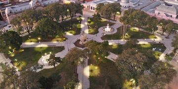 Las obras demandaron más de un año de trabajo y fueron hechas respetando la fachada colonial e histórica del centro  cívico correntino.