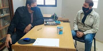 Darío Cocco se reunió con el pastor Marcelo Becla