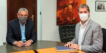 Ministro de Hábitat, Jorge Ferraresi - Martín Piaggio Intendente de Gualeguaychú