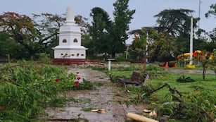 Un terrible temporal azotó en Bella Vista.