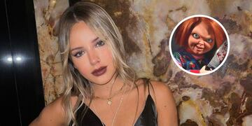 La transformación que convirtió a Coti Romero en una muñeca malvada a lo Chucky.