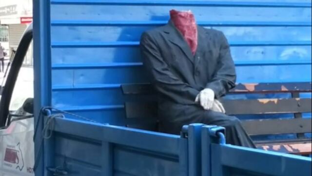 Sacaron a Gardel en Bahía Blanca para restaurarlo