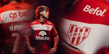 Instituto estrena camiseta contra el equipo de Ángel Di María. (Prensa Instituto)