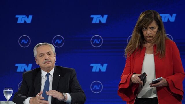 Alberto Fernández habló en "A dos voces" y dejó frases polémicas.  (Clarín)