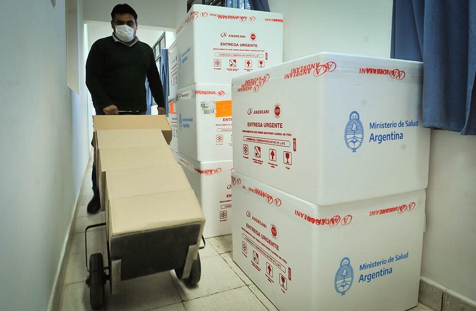 Llegaron 6.800 dosis de AstraZeneca a San Luis