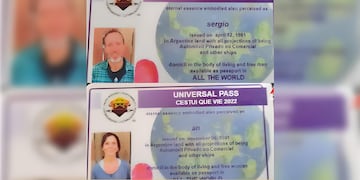 Sergio y An fueron detenidos en San Luis. Viajaban con cuatro niños.