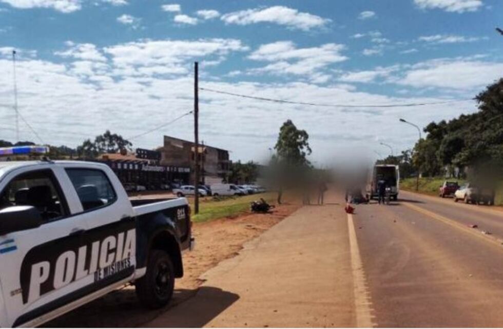 Oberá: accidente vial dejó como saldo una mujer herida