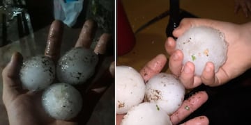 La fuerte tormenta afectó principalmente a zonas vitivinicolas.