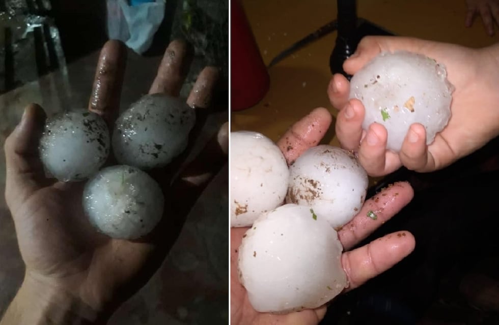 Impresionante tormenta de granizo en el Este mendocino: afectó nuevamente a las zonas de cultivos