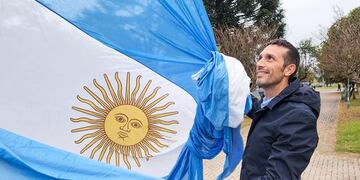 Pérez: se realizó el Tedeum tradicional por la fiesta patria en una capilla de Cabín 9