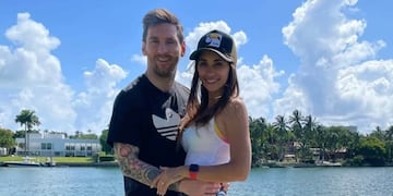 Un meme de Messi y Antonella se hizo viral en San Luis.