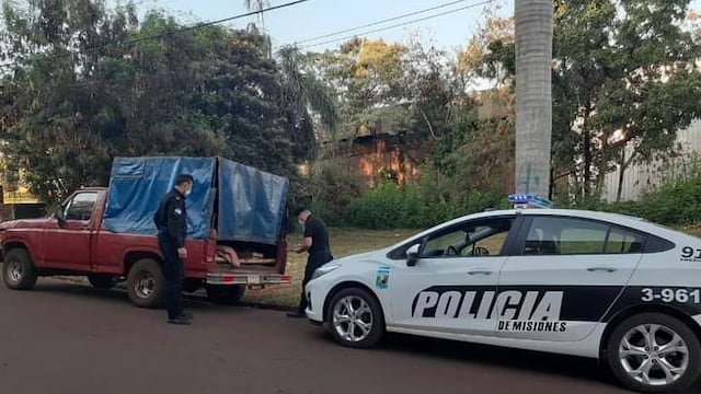 Efectivos policiales recuperaron una camioneta en Eldorado.