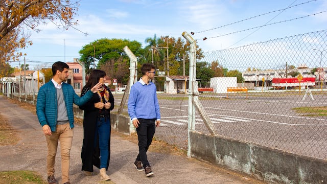 El bloque de concejales de JXC recorriendo el Predio de la Flor