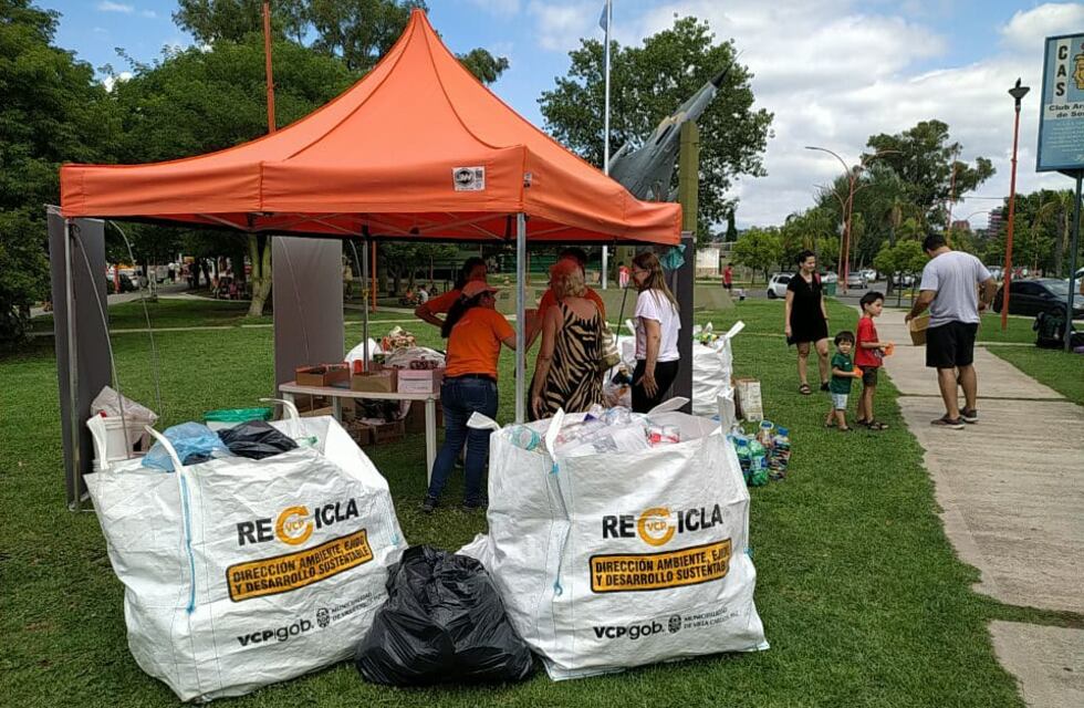 En Carlos Paz recolectan “big bag” con ecobotellas