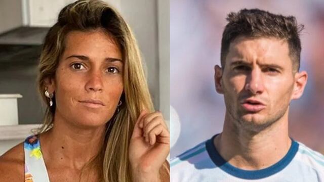 Lucas Alario y Agustina Albertario.