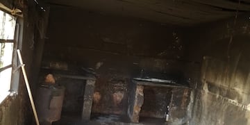 Pérdidas materiales totales en un incendio desatado en una vivienda de Villa Italia