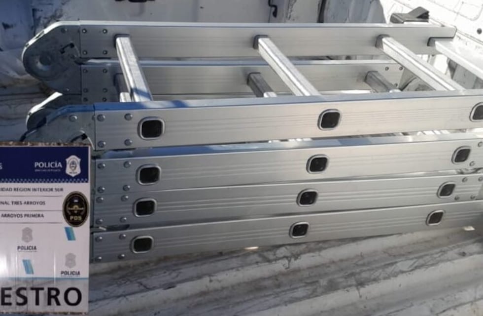 Aprehendido en Tres Arroyos por robar una escalera