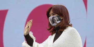 La vicepresidenta Cristina Fernández de Kirchner.