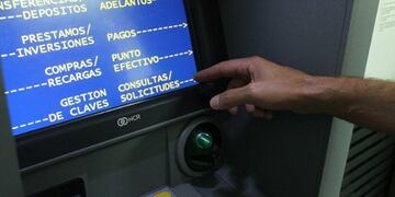 Retiro del sueldo por cajero automatico