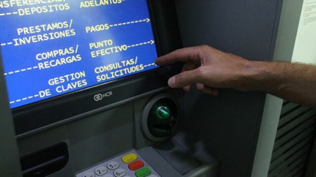 Retiro del sueldo por cajero automatico